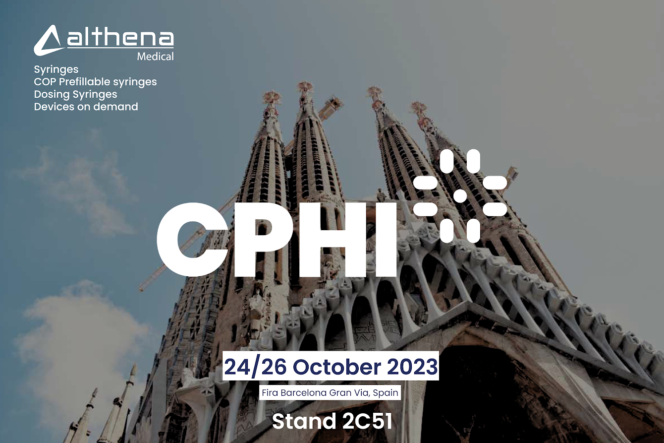 CPHI Barcelona 2023 24 - 26 Ottobre 2023 | Althena Medical
