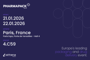 Althena Medical at Pharmapack Europe 2026 - Paris, 21-22 January 2026 | Althena Medical